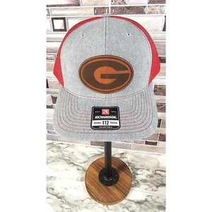 Georgia Bulldogs Richardson 112 Trucker Hat with Leather UGA G Patch - Picture 1 of 6