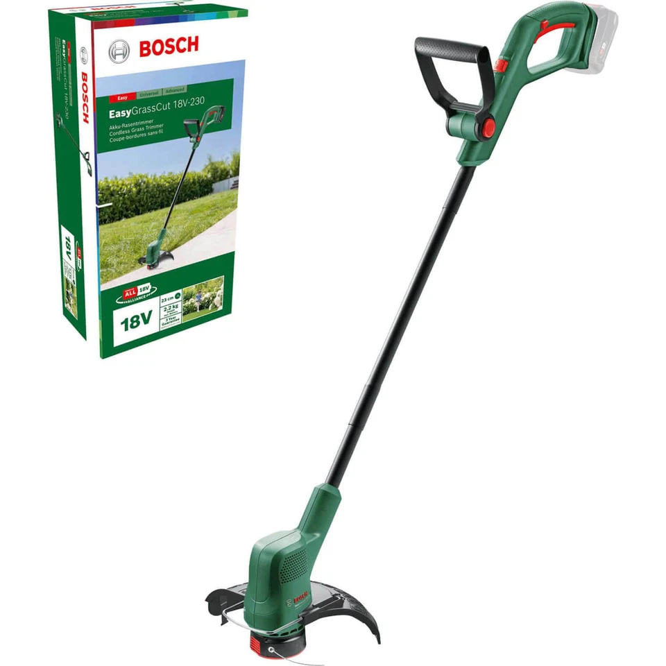 Bosch EASYGRASSCUT 18V-230 P4A 18v Cordless Grass Trimmer and Edger 230mm No Bat - Image 1 of 1