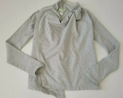 Ivivva Wrap Sweatshirt Jacket size 10 zip shoulder grey - Image 1 of 4