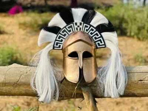Casco Corintio Griego Romano Medieval Caballero Antiguo Casco Espartano Usable - Imagen 1 de 5