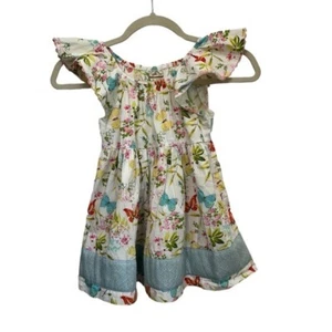 Matilda Jane Girls 10 All A Flutter Peasant Top Its A Wonderful Parade Butterfly - Picture 1 of 6