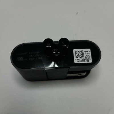 Dell slim AC adapter travel wall plug V7K50 0V7K50 E342494 LA90PM130 6C3W2 JNKWD - Image 1 of 4