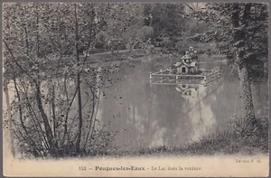 POUGUES les EAUX 58 Le LAC CPA écrite à Julien GERVAIS Maisons-Alfort 1914-1918 - Imagen 1 de 2