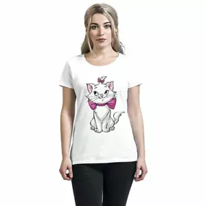 Women's The Aristocats Marie White T-Shirt - Picture 1 of 5