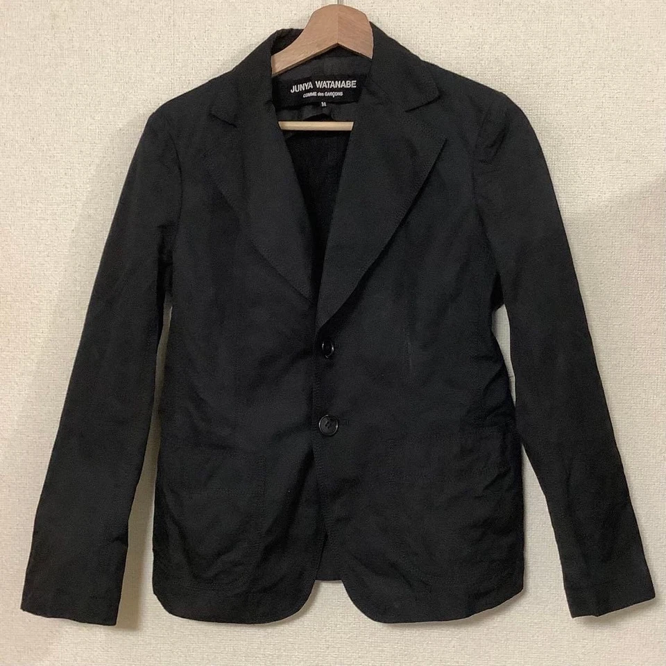 JUNYA WATANABE COMME des GARÇONS Black Cotton Black Cotton Jacket Size M - Image 1 of 4