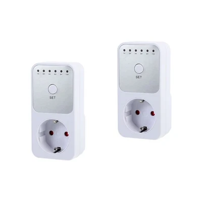  2 Pack Zeitschaltung Steckdose Timer-buchse -Sockel Elektronischer - Bild 1 von 4