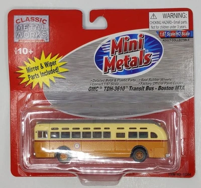 Classic Metal Works 32304 HO Scale GMC TFH-3610 Transit Bust - Boston MTA - Image 1 of 2