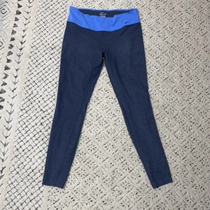 Nike Legend Collant Allenamento Large Tight Fit Dri Fit Grigio Blu 548511 412 Capri - Foto 1 di 5