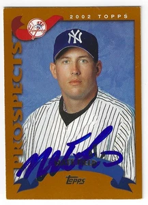 NATE FIELD NEW YORK YANKEES SIGNED CARD KANSAS CITY ROYALS ROCKIES MIAMI MARLINS - Picture 1 of 1