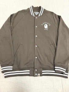 APE Bape XL Brown Stadium Jacket Sweats Good Condition - Picture 1 of 8