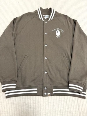 APE Bape XL Brown Stadium Jacket Sweats Good Condition - Image 1 of 4
