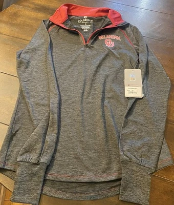 NCAA Colosseum Oklahoma Sooners Women’s 1/4 Zip Pullover Size S - Image 1 of 4
