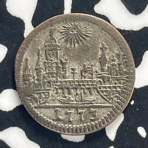 1773 Germany Frankfurt 1 Kreuzer Lot#GB152 City View - Picture 1 of 2
