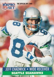 1991 Pro Set #658 Jeff Chadwick Seattle Seahawks + (Ja 4 kostenlose Mystery Karten) - Bild 1 von 2