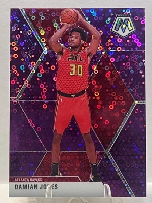 Damian Jones 2019-20 Mosaic Purple Disco Parallel  /50 #34 - Atlanta Hawks - Image 1 of 2