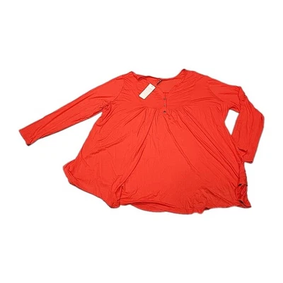 Allegrace Womens Plus Size 26W (3X) Shirt 1/4 Button - Image 1 of 4