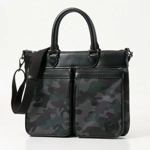 Caza Mundo Bolso Bandolera Cuero Nylon Camuflaje Patrón 2Way Marca 20250722 - Imagen 1 de 8