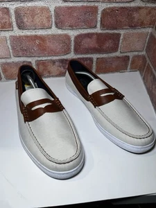 Cole Haan Grandpro Rally Canvas Loafer Mens 11.5M Ivory - Picture 1 of 6