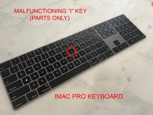 iMac Pro Magic Wireless Keyboard with Numeric Keypad (PARTS ONLY) - Picture 1 of 4