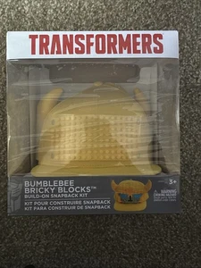 Transformers BUMBLEBEE Bricky Block Snapback Hat Cap Customizable w/ 114 Blocks - Picture 1 of 3