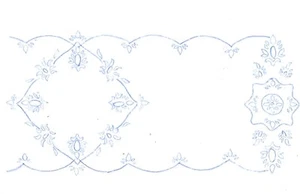 Table Runners to Stitch – Blue theme - Picture 1 of 12