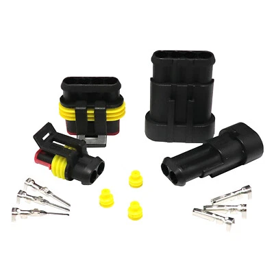 Electrical Waterproof Super seal Connector Kits 1 2 3 4 5 6 Pin Junior Car Boat - Image 1 of 4