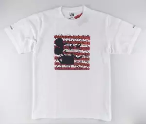Keith Haring Mickey Mouse Large White Shirt by Uniqlo - Picture 1 of 4