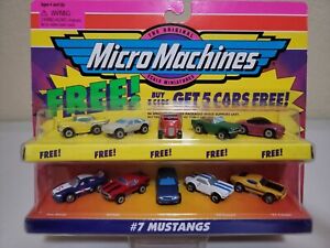New Vintage 65100 Micro Machines #7 Mustangs  1998 Buy 5, get 5 edition 