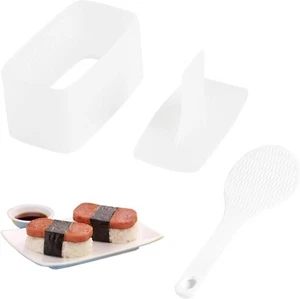 1 Pack Non Stick Musubi Maker Press with Small Rice Paddle, Sushi Making Kit - Picture 1 of 6
