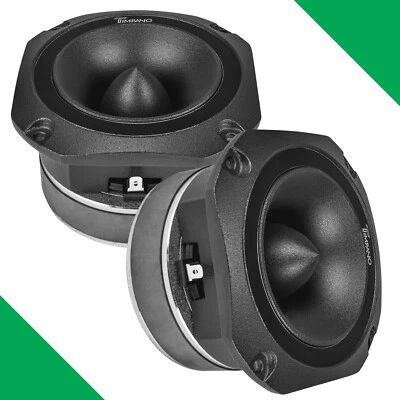(2) 4" SUPER TWEETER TIMPANO 900WATTS MAX TPT-ST25 BALA NEGRA 8 OHMIOS AUDIO PROFESIONAL Foto 1 de 4