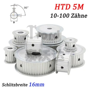 HTD 5M Zahnriemenscheibe AF-Typ 10~100 Zähne 5mm~25mm Bohrung, für 15mm Breite - Bild 1 von 35
