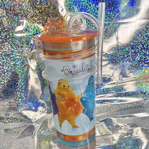 Boohbah Boobah Sippy Cup With Straw  Zingbah NEW AS IS Cover