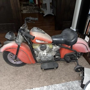 Vintage 1948 Electric Indian Motorcycle Kids Replica Rare HTF - Picture 1 of 7