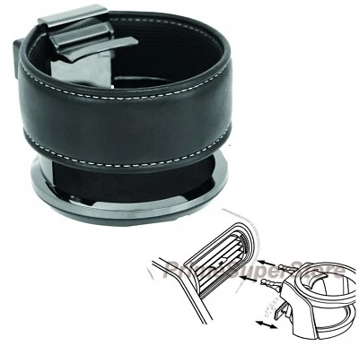 1 Portavasos Negro Ventilación Aire Bebida Ajustable Coche Auto Camión RV Portavasos Foto 1 de 3