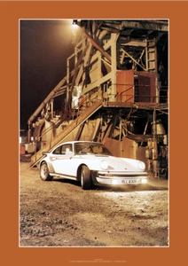 Porsche 911 Art Print – In a harsh industrial setting – 3 sizes Poster - Picture 1 of 4