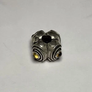 Rare & Retired authentic Pandora Citrine Hypnotize Clip - Picture 1 of 5