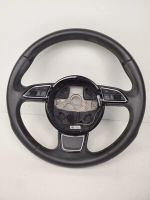 AUDI A3 8V 2015-2017 COLUMNA VOLANTE CONDUCTOR DELANTERO IZQUIERDO CUERO NEGRO OEM Foto 1 de 4