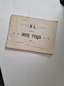 1892 XL Iron Toys Catalog Early Reprint - Picture 1 of 5