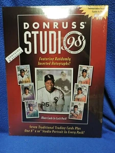 1998 Donruss Studio 8 x 10 Baseball Card Packs Lot of 4 - Picture 1 of 9
