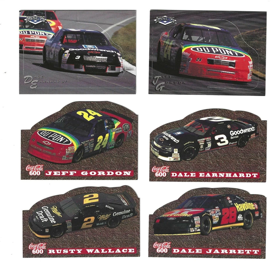 1994-95 Assets DIE-CUTS #DC5 Dale Earnhardt Sr.--ONE CARD ONLY! - Image 1 of 1