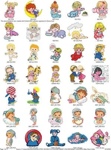 588 DISEÑOS DE MÁQUINA DE BORDAR BEBÉS COLECCIÓN BABY BOOM PES JEF USB - Imagen 1 de 11