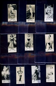 RARE MINT Lot Of (10) 1960 FPF Greetings Film Stars In Bathing Suits & Bonus - Picture 1 of 4