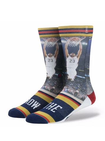 STANCE ANTHONY DAVIS "THE BROW" 548 NEW ORLEANS PELICANS  SOCKS L 9-12 NWT BLK Cover