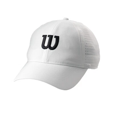 🔥NEW🔥 Wilson Ultralight Tennis Hat Cap White Adjust Adult Golf Tennis Unisex - Image 1 of 3