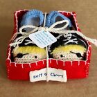 Newborn Infant Baby Booties Crocheted / Knitted BEST OF CHUMS Pirates Shoes -NEW