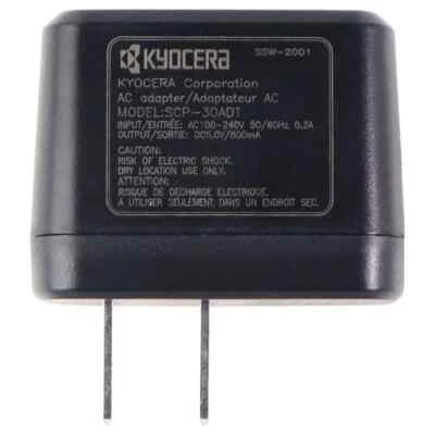 Compact & Portable Power: Kyocera Travel Adapter (SCP-30ADT) - 5V/0.8A - Image 1 of 3