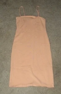 Juniors  sz M  Dresse  by Forever 21 Peach - Picture 1 of 2