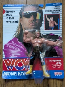 WCW GALOOB Michael Hayes Reino Unido exclusivo figura de lucha libre WWF - Imagen 1 de 5