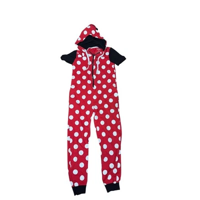 Disney Parks Minnie Mouse Mono a Lunares XS Rojo Negro Disfraz con Capucha Foto 1 de 4