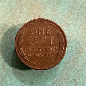 1953 S  Wheat Cent Error - Picture 1 of 2